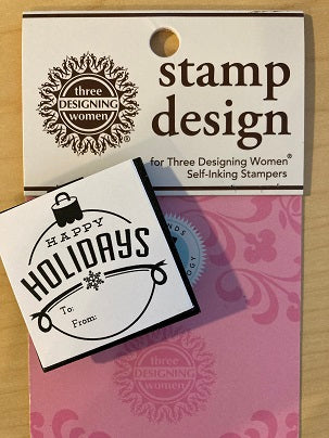 Three Designing Women Designer Personalized Stamp Certificate