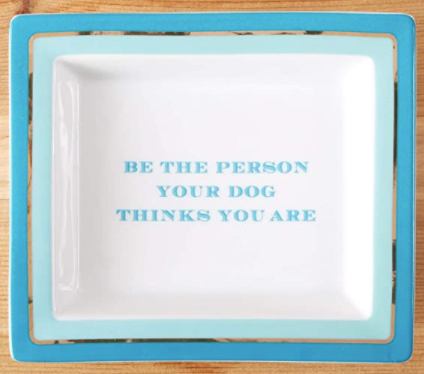 Two's Company Wise Sayings Porcelain Tray