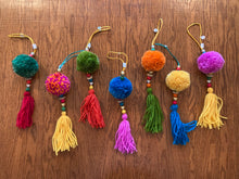 Load image into Gallery viewer, Two&#39;s Company Yarn Pompom with Tassel
