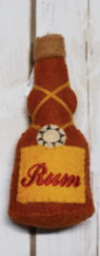 Two's Company Felted Spirits Bottle Ornament