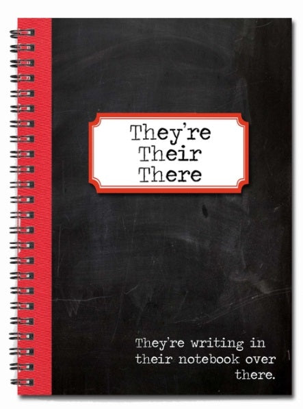 Fly Paper Spiral Journal - They're, Their, There