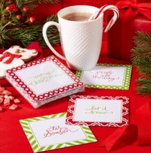 Load image into Gallery viewer, Two&#39;s Company Stacy Claire Boyd Holiday Coaster Set

